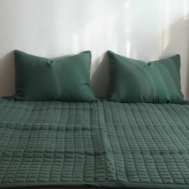 Guy Laroche Simple Semi Microfiber Comforter All Seasons DuPont Sorona Polafil Antibacterial Corn Fiber Quilted Bedding _ Made in Korea